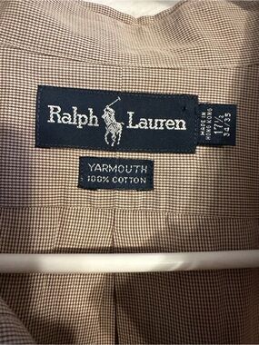 Ralph Lauren Men’s Brown Tan Micro-Check Blazer - Yarmouth